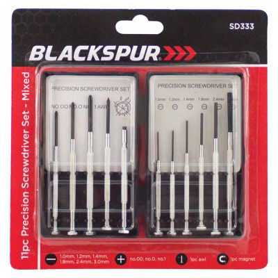 Blackspur 11pc Precision S/Driver Set - Mixed Blackspur 11pc Precision S/Driver Set - Mixed